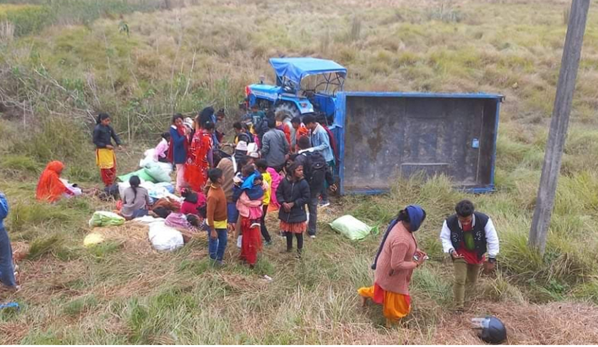 कञ्चनपुरमा ट्याक्टर दुर्घटना : तीन जनाको मृत्यु (अपडेट) 